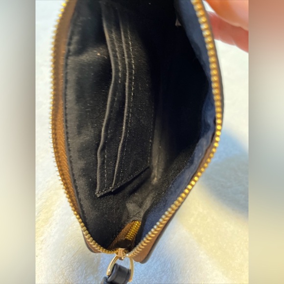 Coach Leather Corner Zip Wristlet - Picture 6 of 12